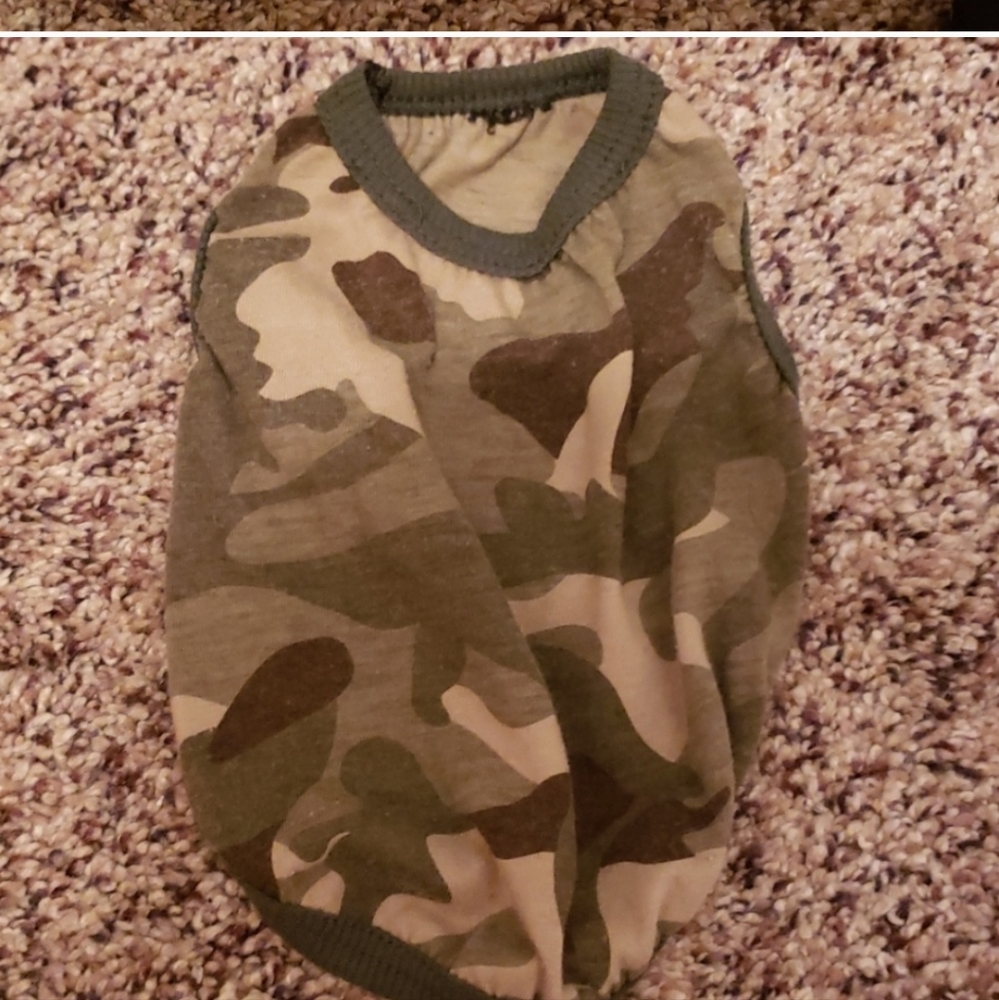 Dog Camo Top